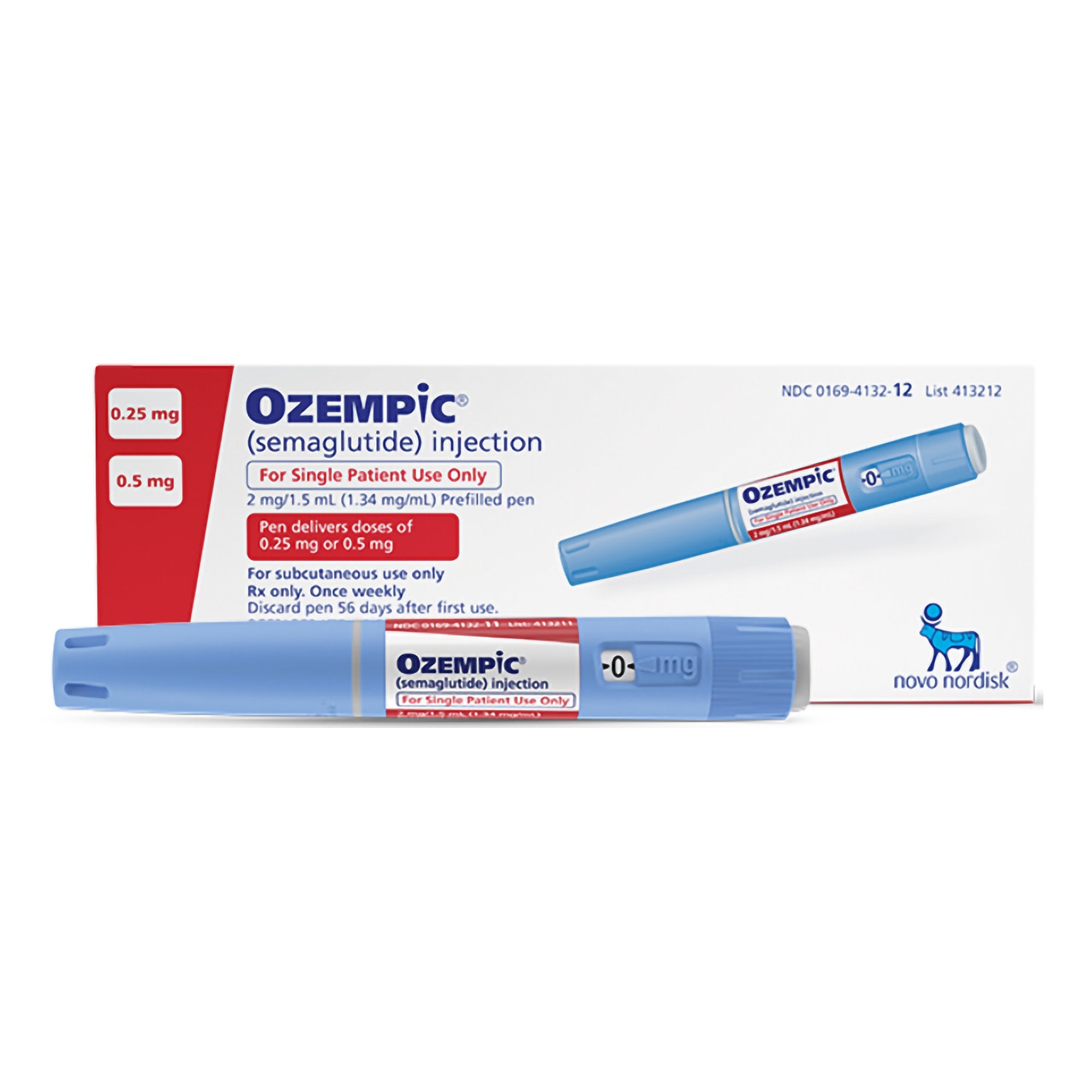 Ozempic® 0,5 mg (3 Canetas)